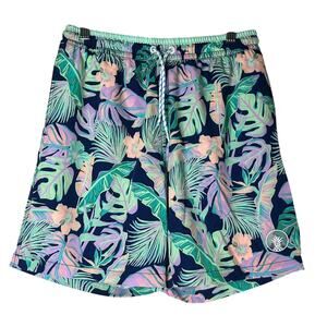 Chubbies Tropical Print Swim Trunks Men's Size Small